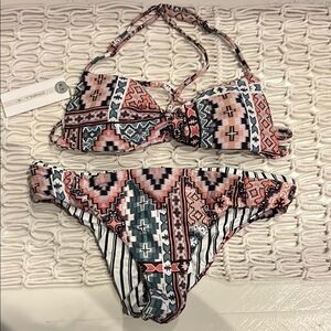 Colorful Geometric Bikini Set